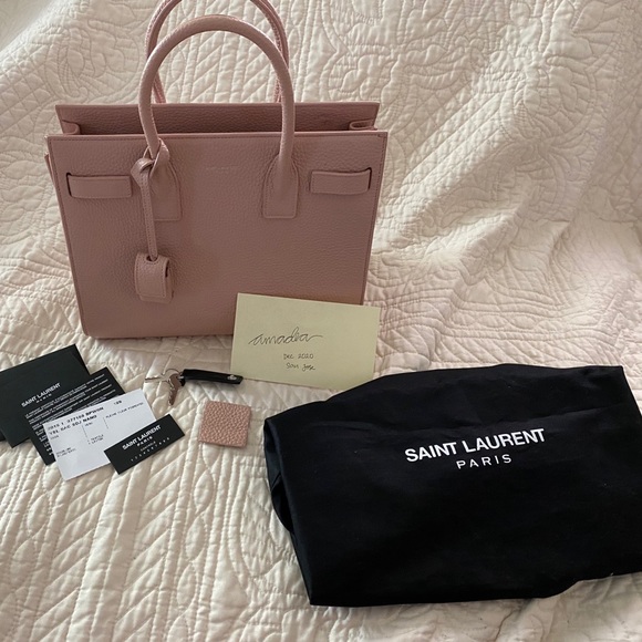 Saint Laurent Small Sac De Jour Light Blush - Picture 1 of 8